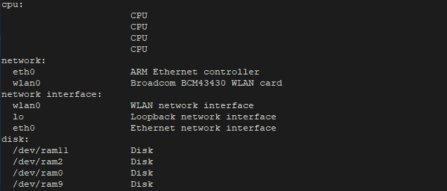 Brief Information About Hardware Components Using hwinfo