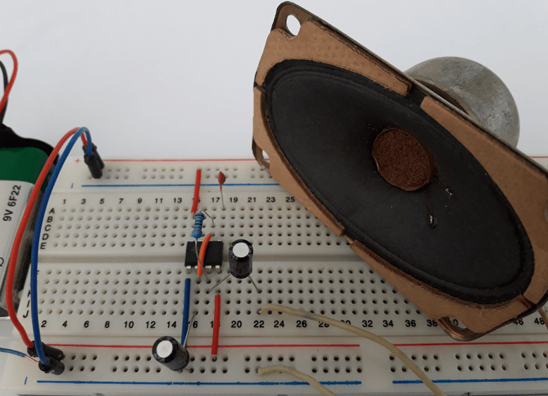 Tick-Tick Sound Generator Using 555 Timer (Designed Circuit)