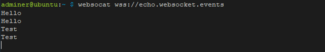 Connect to WebSocket Server Using Websocat