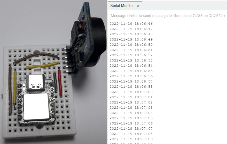 Testing DS3231 RTC Module with XIAO SAMD21
