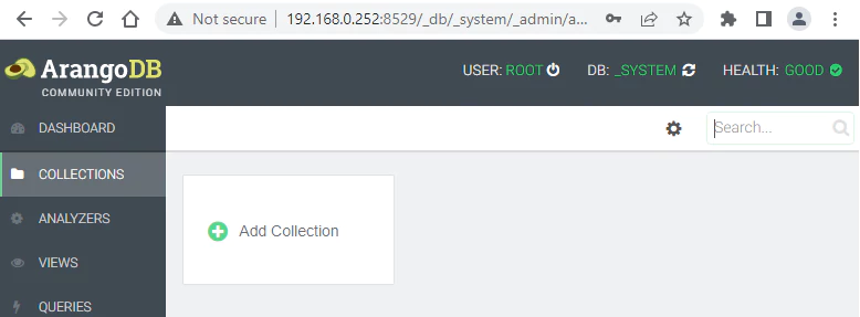 ArangoDB Inside Docker Container in Linux