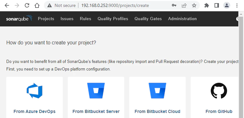 SonarQube Inside Docker Container in Linux