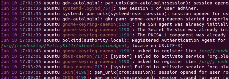 View logs using tailspin on Ubuntu