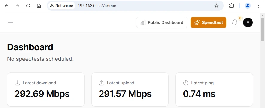 Speedtest Tracker Inside Docker Container on Linux