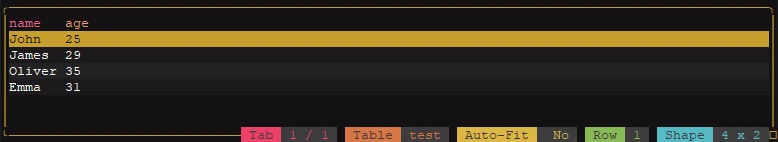 View CSV file with Tabiew on Ubuntu