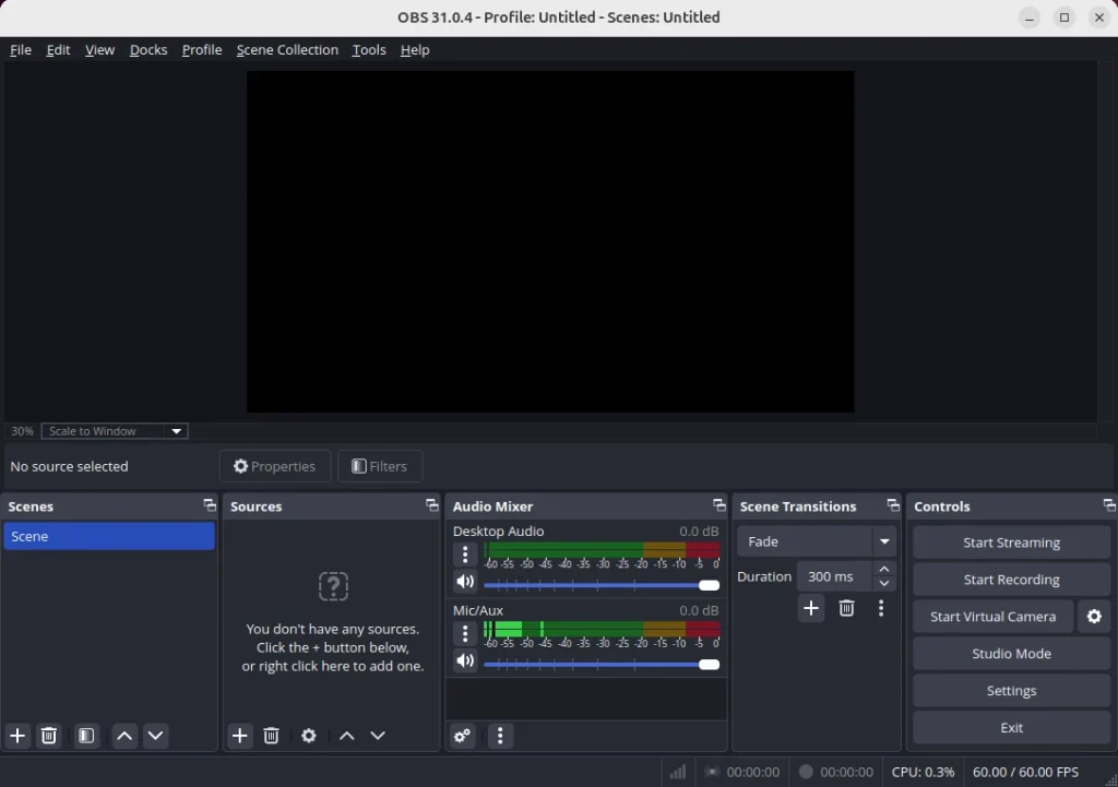 OBS Studio on Ubuntu