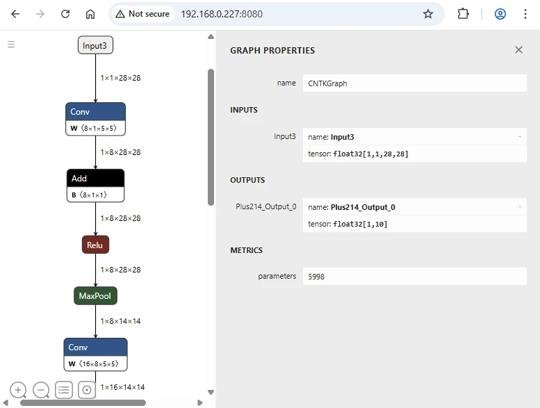 Visualize Model using Netron on Linux