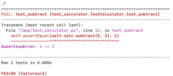 Colored unittest Output in Python