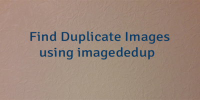 Find Duplicate Images using imagededup