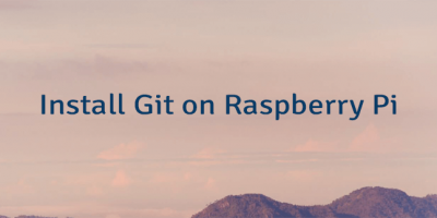 Install Git on Raspberry Pi