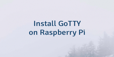 Install GoTTY on Raspberry Pi