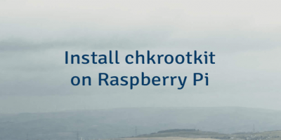 Install chkrootkit on Raspberry Pi