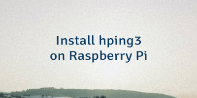 Install hping3 on Raspberry Pi