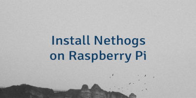 Install Nethogs on Raspberry Pi