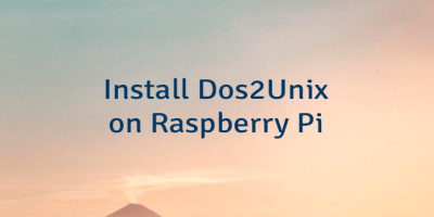Install Dos2Unix on Raspberry Pi