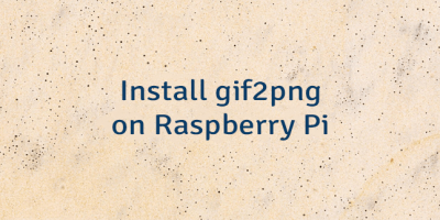 Install gif2png on Raspberry Pi