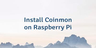 Install Coinmon on Raspberry Pi