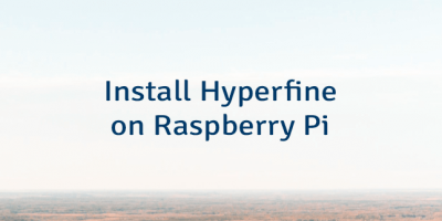 Install Hyperfine on Raspberry Pi