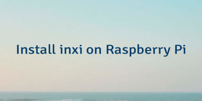 Install inxi on Raspberry Pi