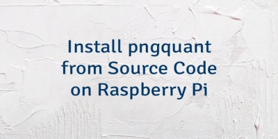 Install pngquant from Source Code on Raspberry Pi