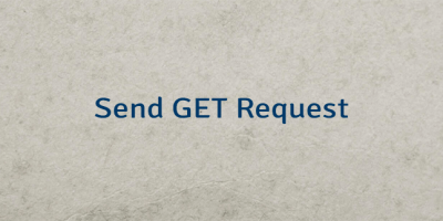 Send GET Request