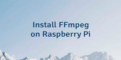 Install FFmpeg on Raspberry Pi