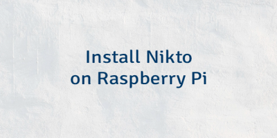 Install Nikto on Raspberry Pi