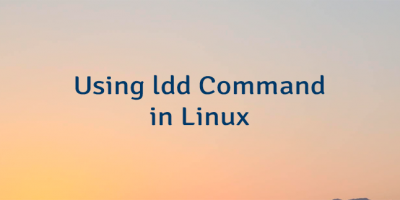 Using ldd Command in Linux