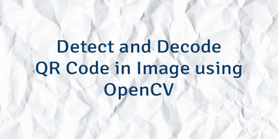 Detect and Decode QR Code in Image using OpenCV