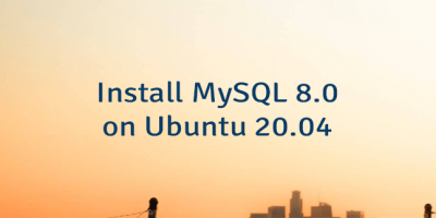 Install MySQL 8.0 on Ubuntu 20.04