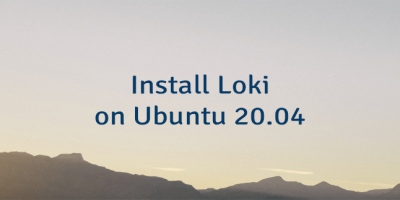 Install Loki on Ubuntu 20.04