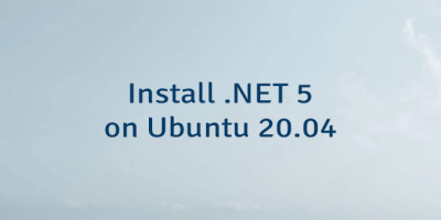 Install .NET 5 on Ubuntu 20.04