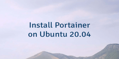 Install Portainer on Ubuntu 20.04