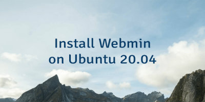 Install Webmin on Ubuntu 20.04