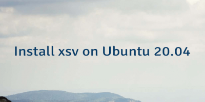 Install xsv on Ubuntu 20.04