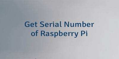 Get Serial Number of Raspberry Pi