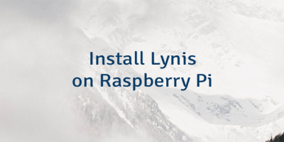 Install Lynis on Raspberry Pi