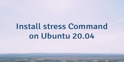 Install stress Command on Ubuntu 20.04