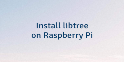 Install libtree on Raspberry Pi