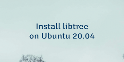 Install libtree on Ubuntu 20.04