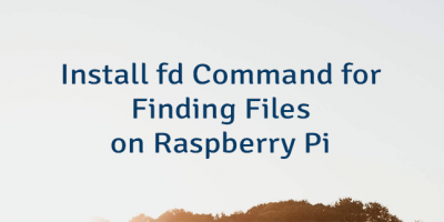 Install fd Command for Finding Files on Raspberry Pi