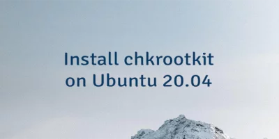 Install chkrootkit on Ubuntu 20.04