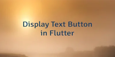 Display Text Button in Flutter