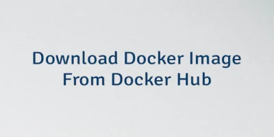 Download Docker Image From Docker Hub