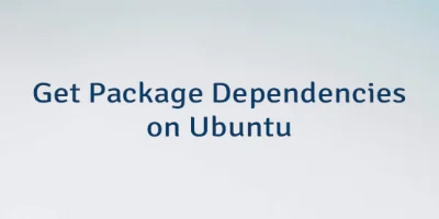 Get Package Dependencies on Ubuntu