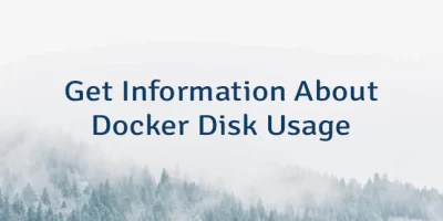 Get Information About Docker Disk Usage