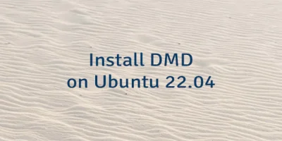 Install DMD on Ubuntu 22.04