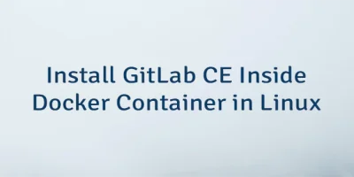 Install GitLab CE Inside Docker Container in Linux