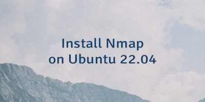 Install Nmap on Ubuntu 22.04