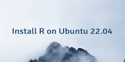 Install R on Ubuntu 22.04